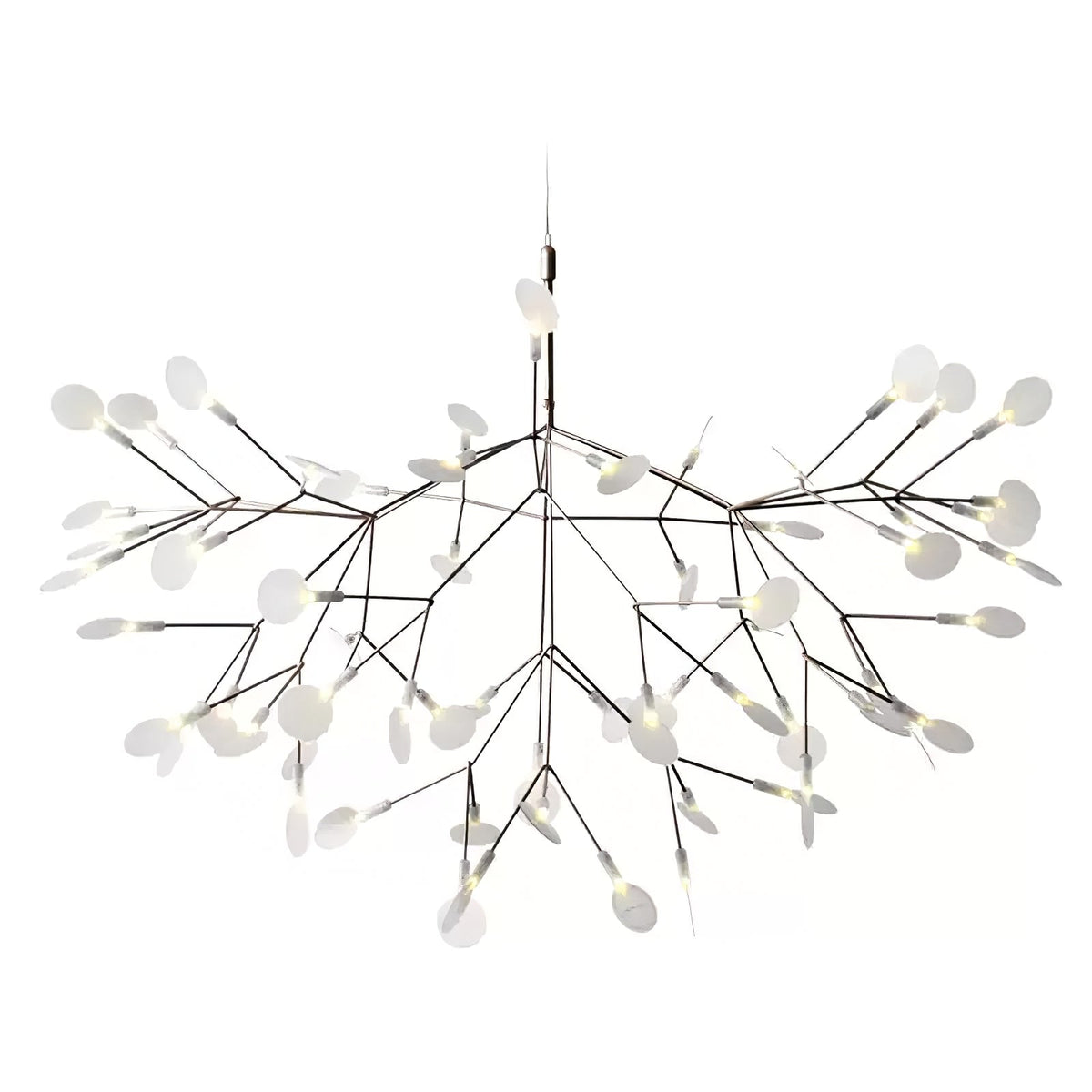 Zwarte Firefly ledkroonluchter