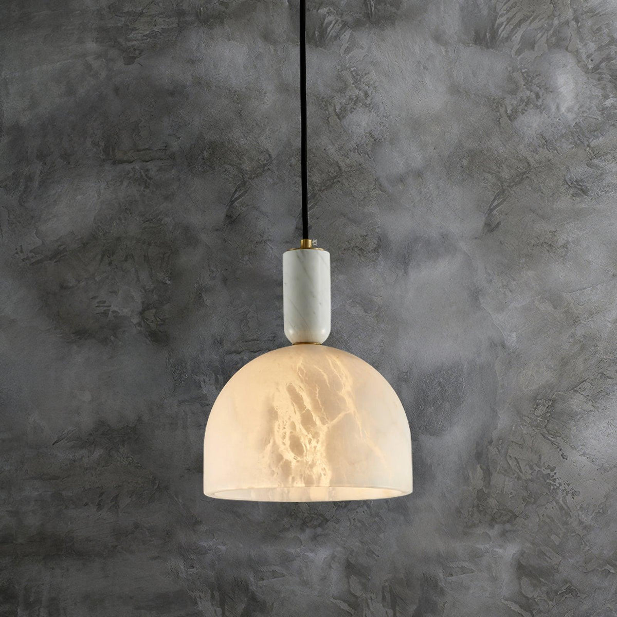 Leda minimalistische hanglamp in albast