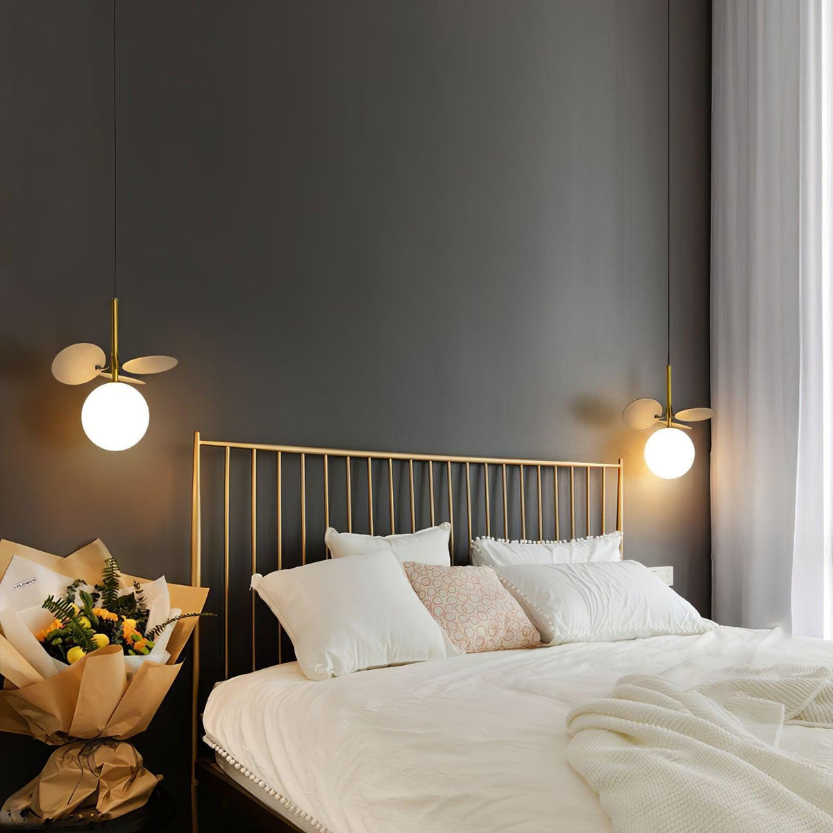 Ivphaus hanglamp met glas