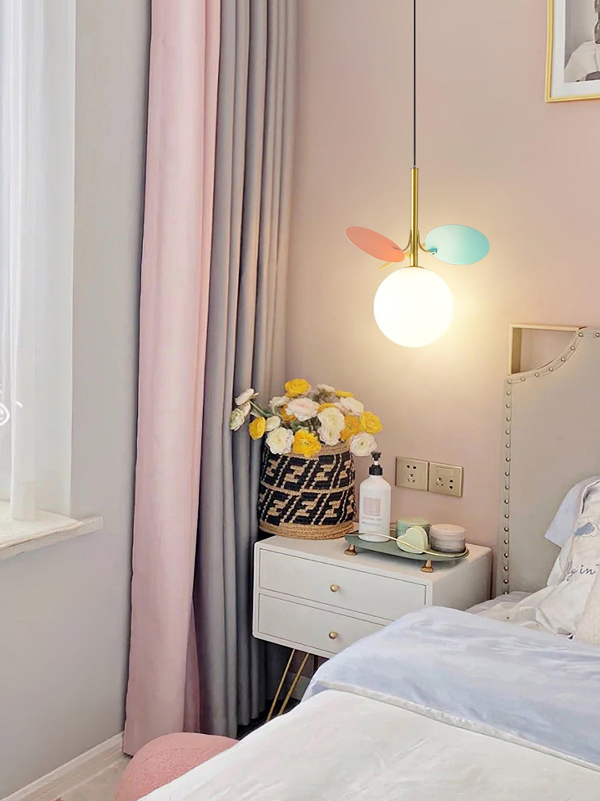 Ivphaus hanglamp met glas