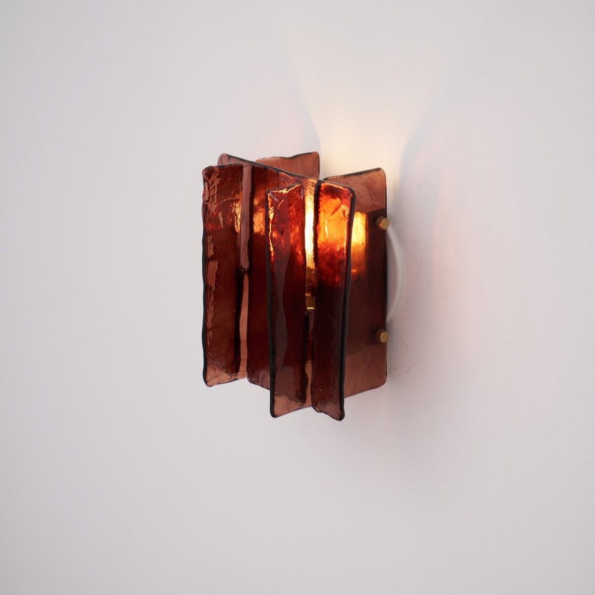 Celuaine Wandlamp Messing Glas helder