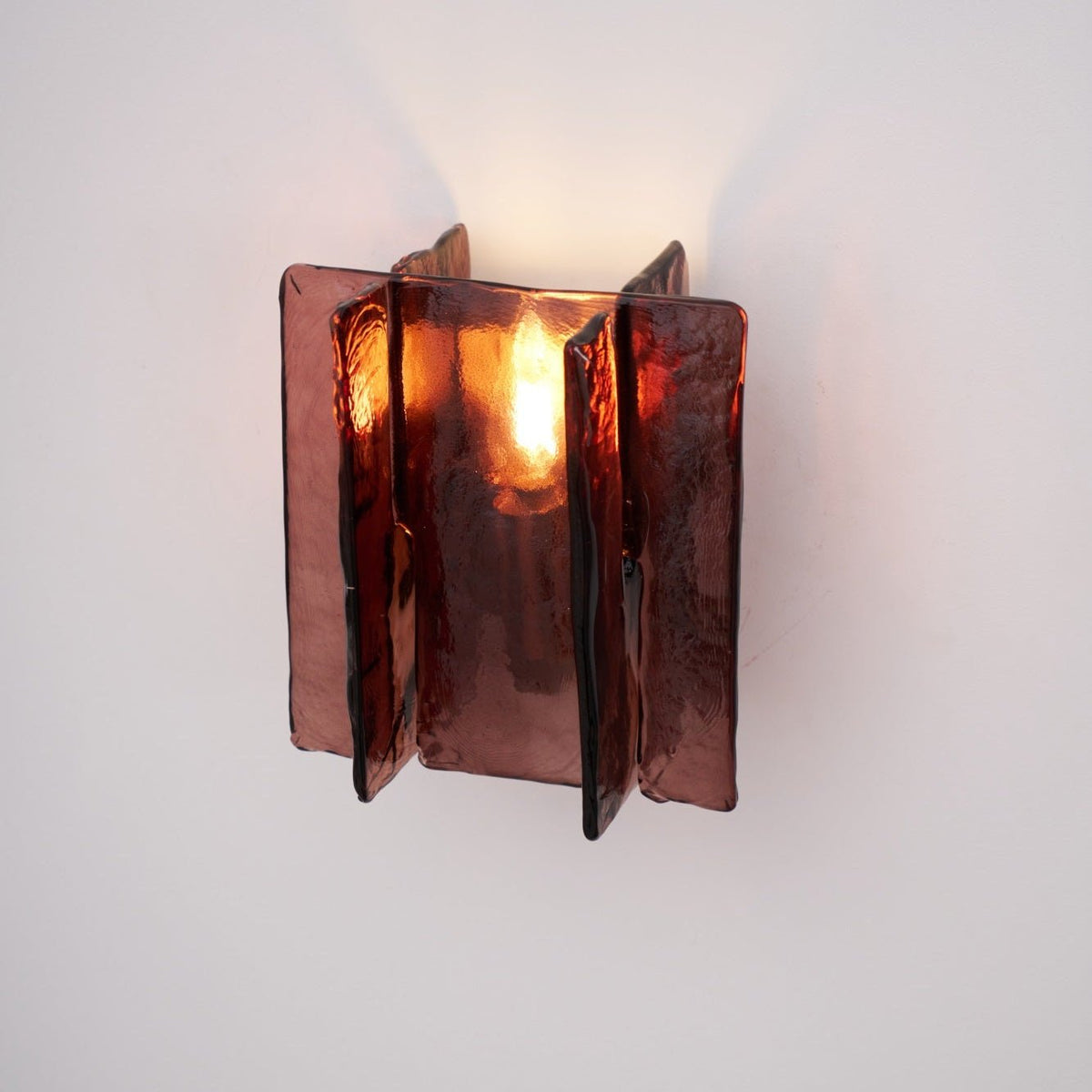 Celuaine Wandlamp Messing Glas helder