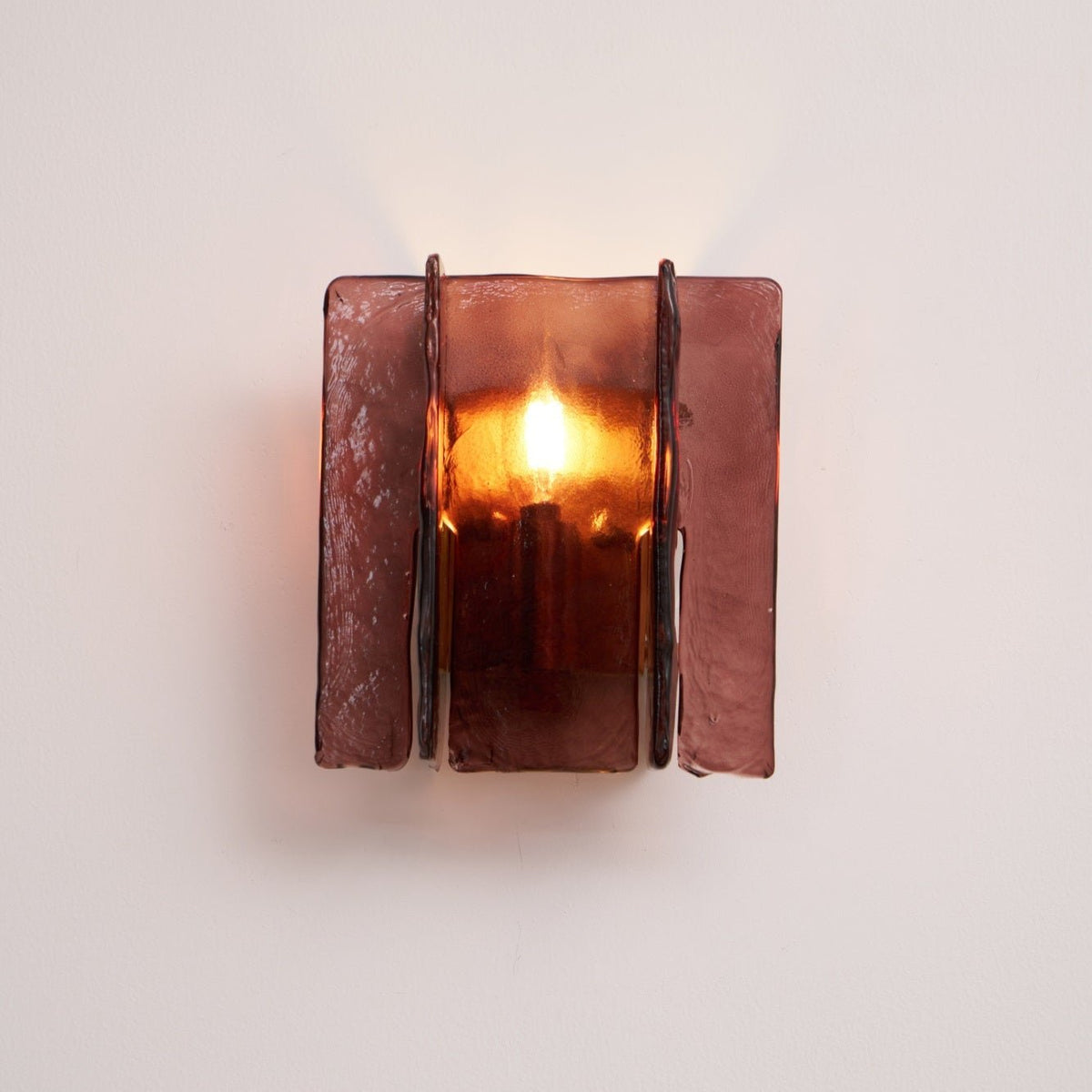 Celuaine Wandlamp Messing Glas helder