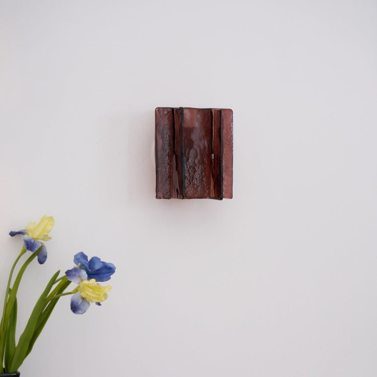 Celuaine Wandlamp Messing Glas helder