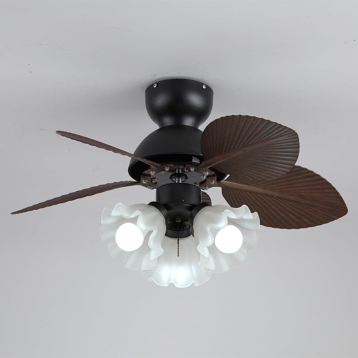 Qers plafondventilator met verlichting