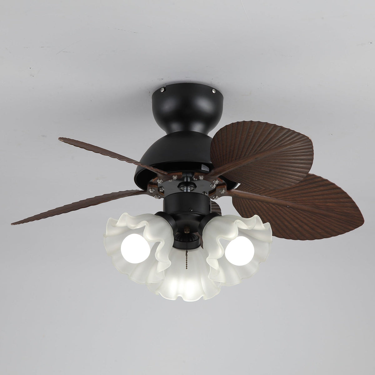 Qers plafondventilator met verlichting