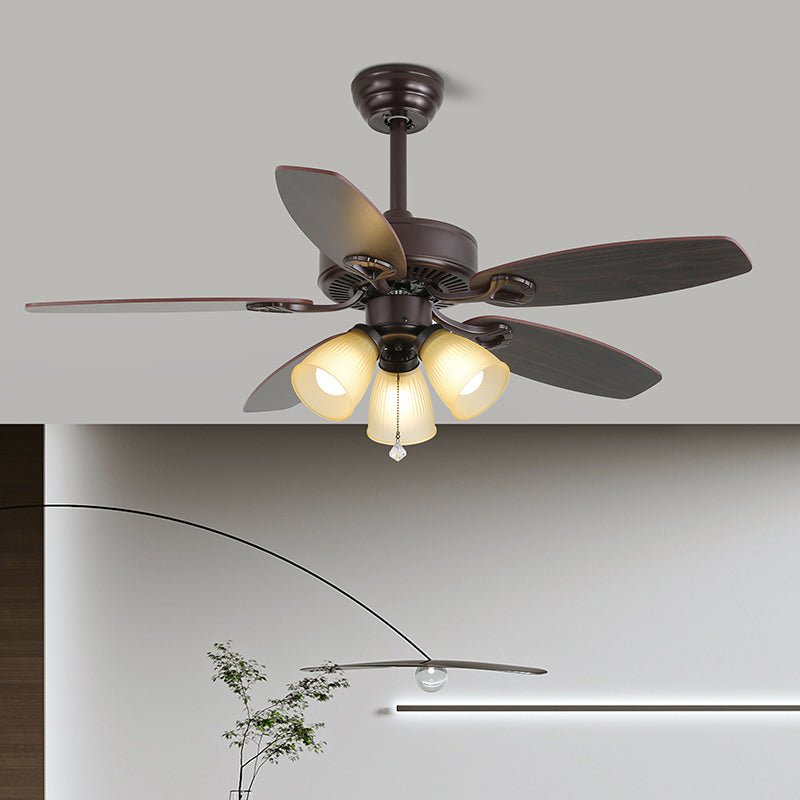 Ciraneon Vintage plafondventilator met verlichting