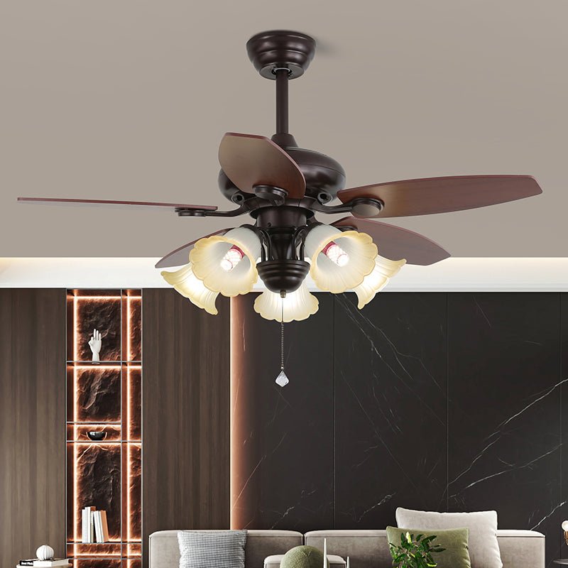 Ciraneon Vintage plafondventilator met verlichting