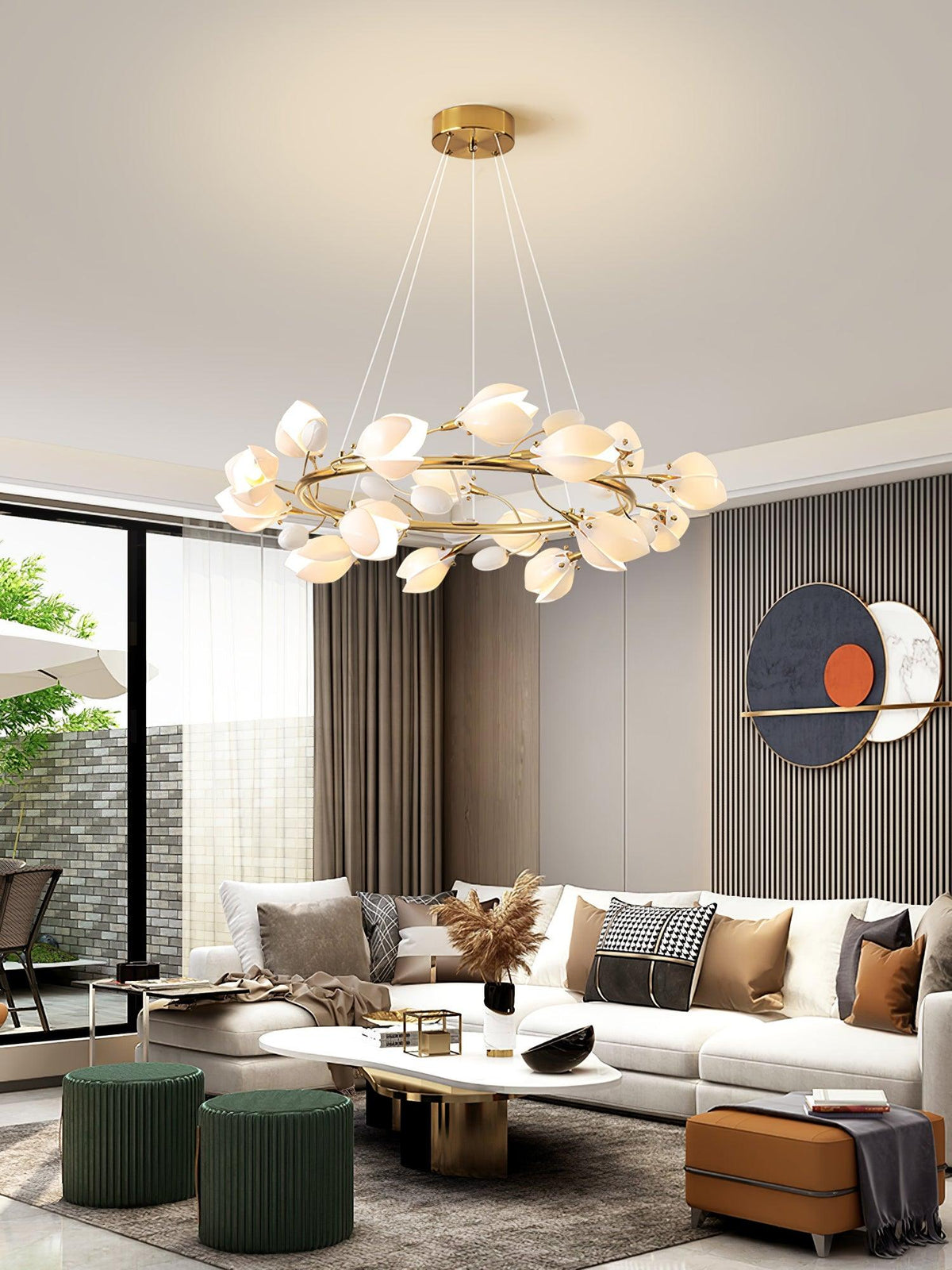 Uvess Premium elegantie Kroonluchter van keramiek