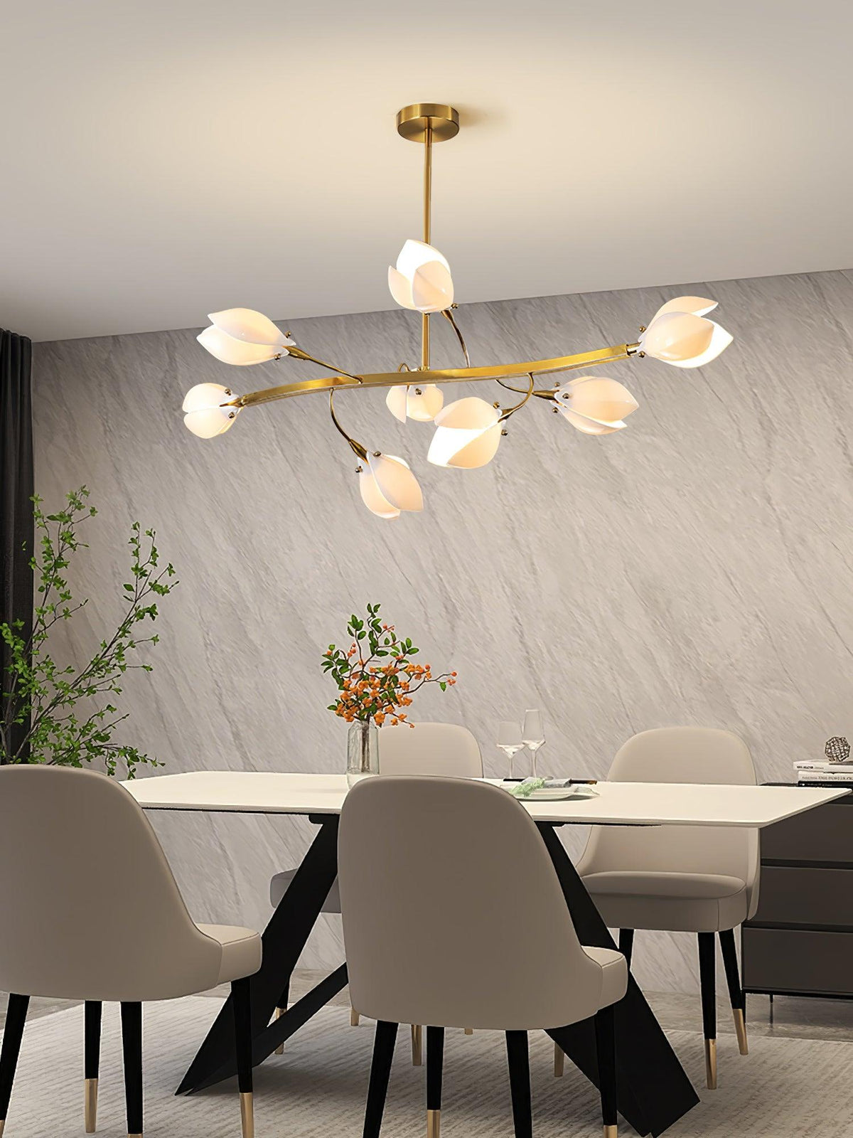 Uvess Premium elegantie Kroonluchter van keramiek