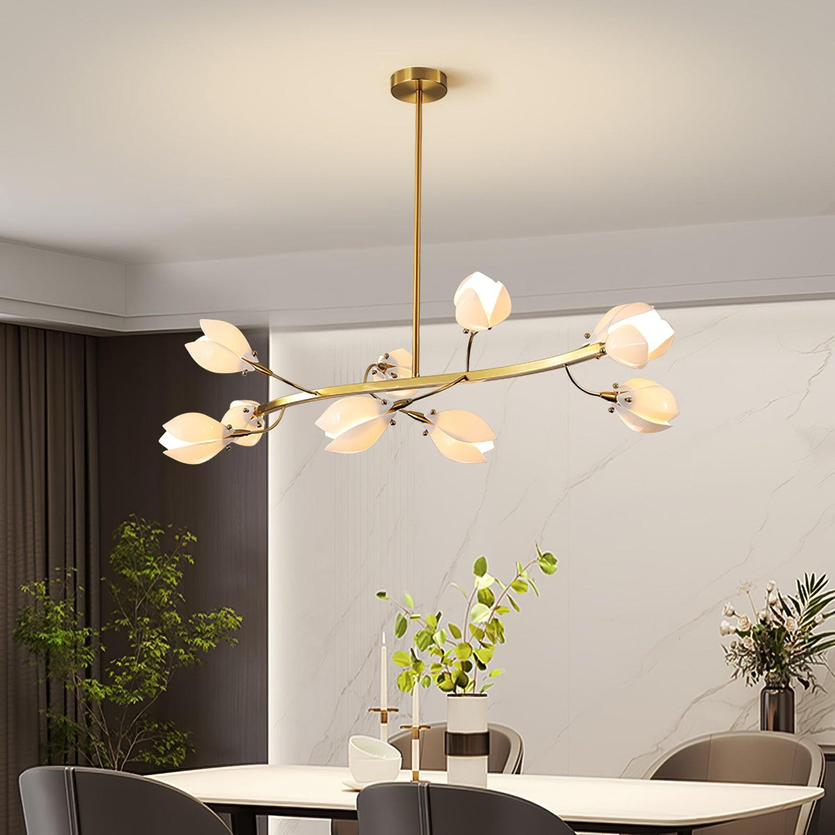 Uvess Premium elegantie Kroonluchter van keramiek