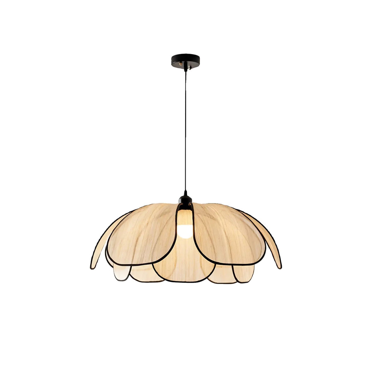 Elthaus Blossom Leaf vezel hanglamp