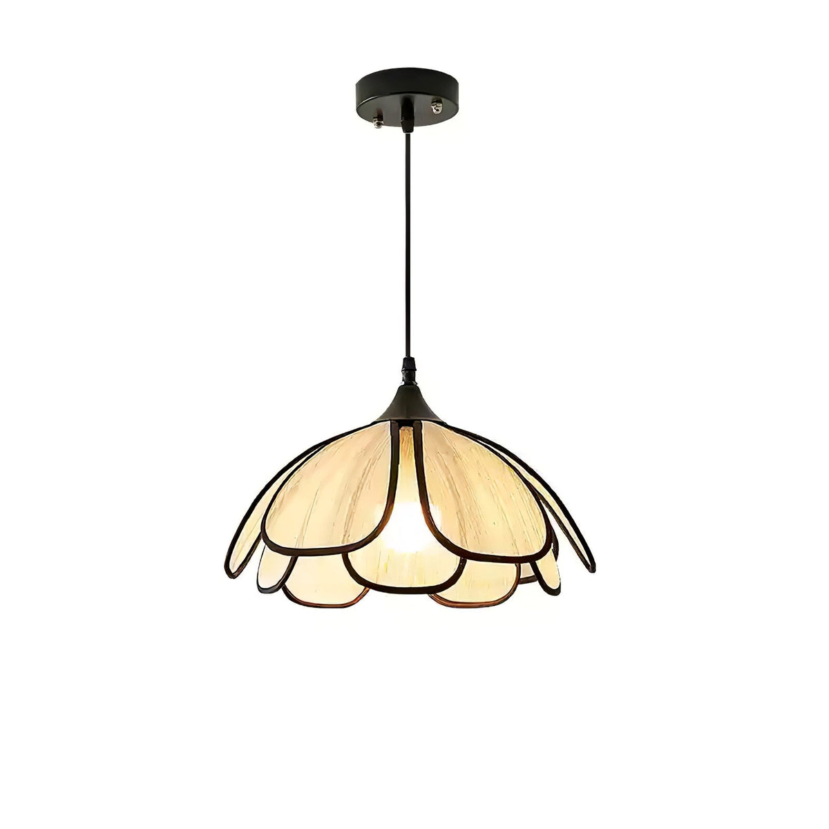 Elthaus Blossom Leaf vezel hanglamp