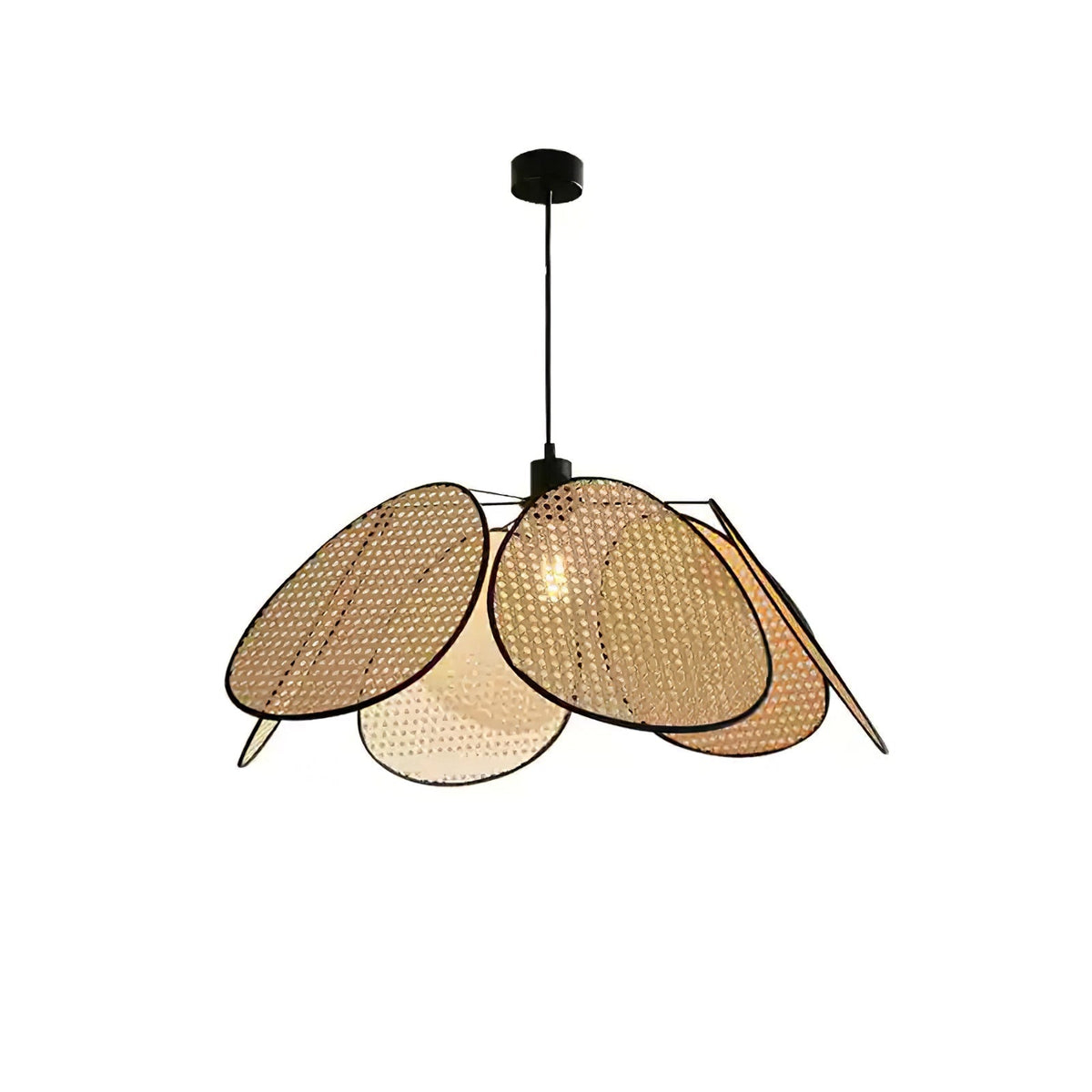 Orvara Blossom Bloemblaad Rotan hanglamp