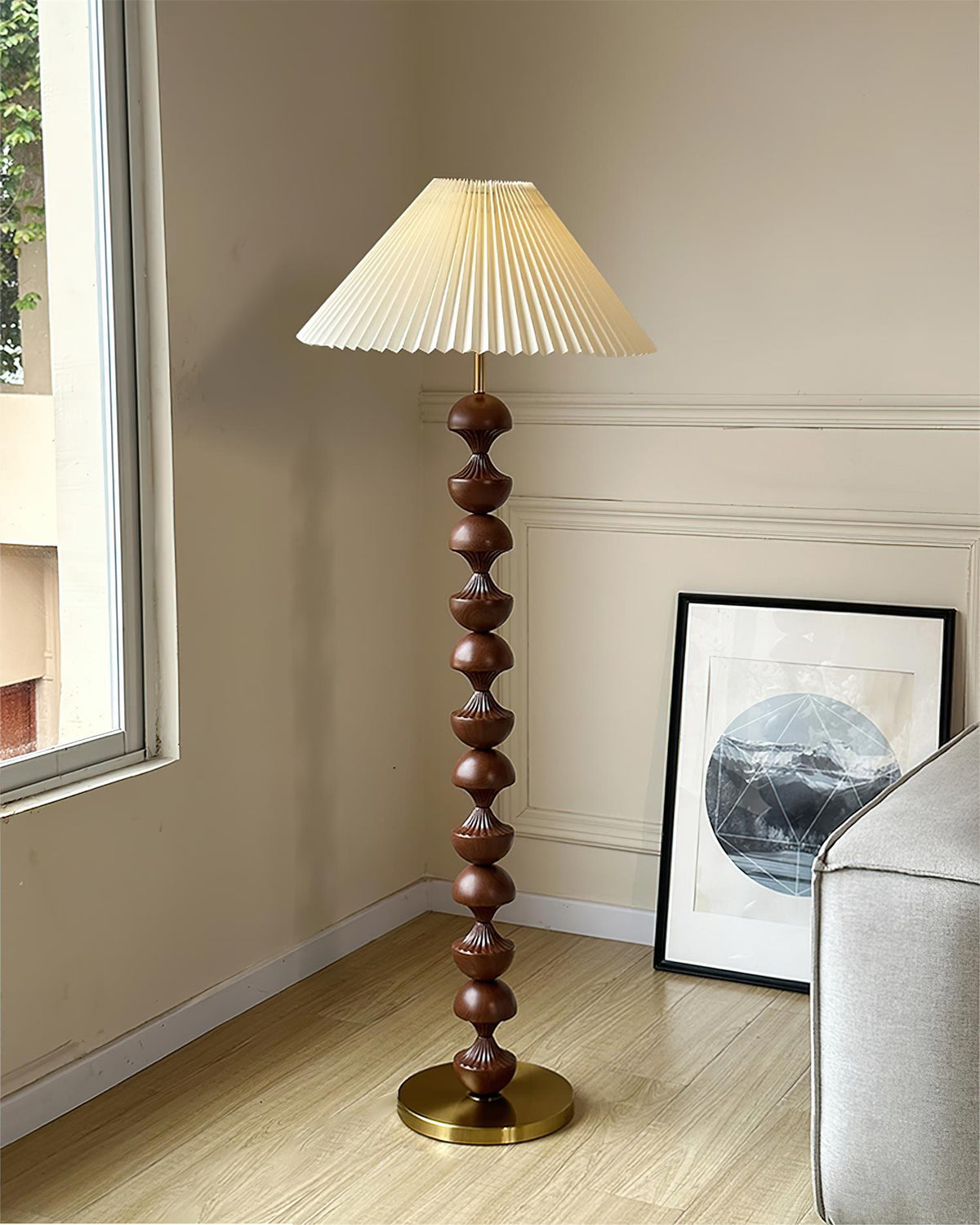 Bobbin vloerlamp
