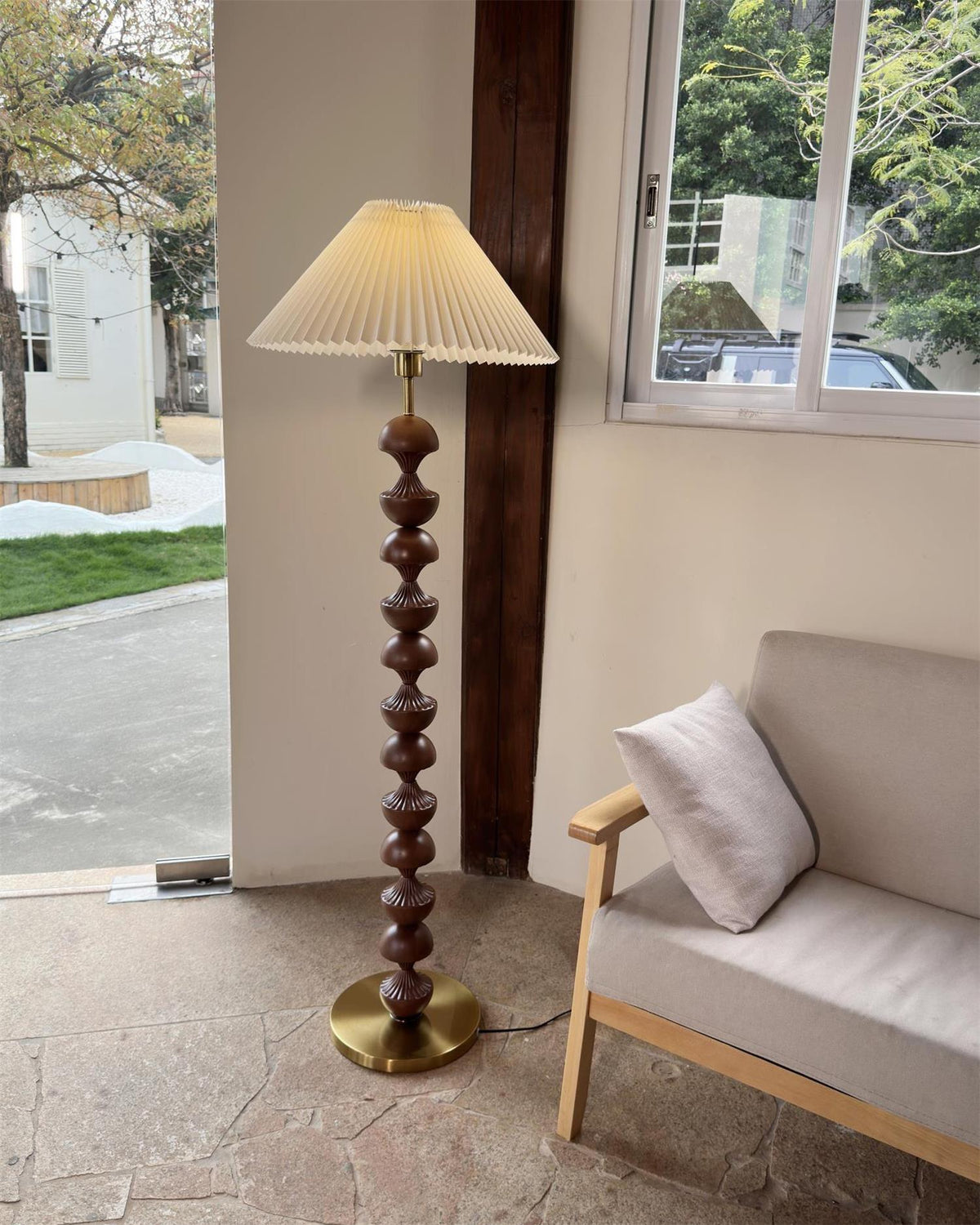 Bobbin vloerlamp