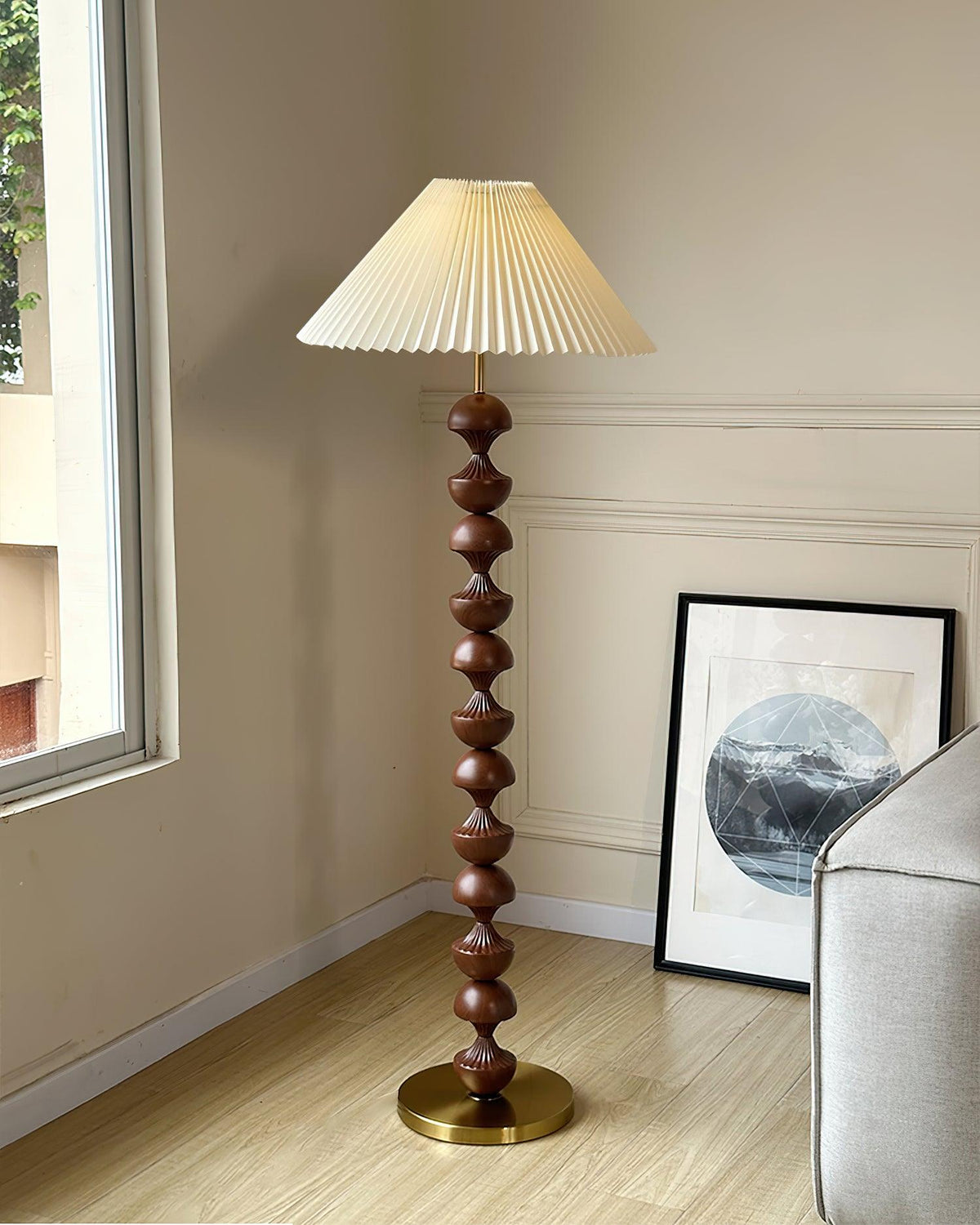Bobbin vloerlamp
