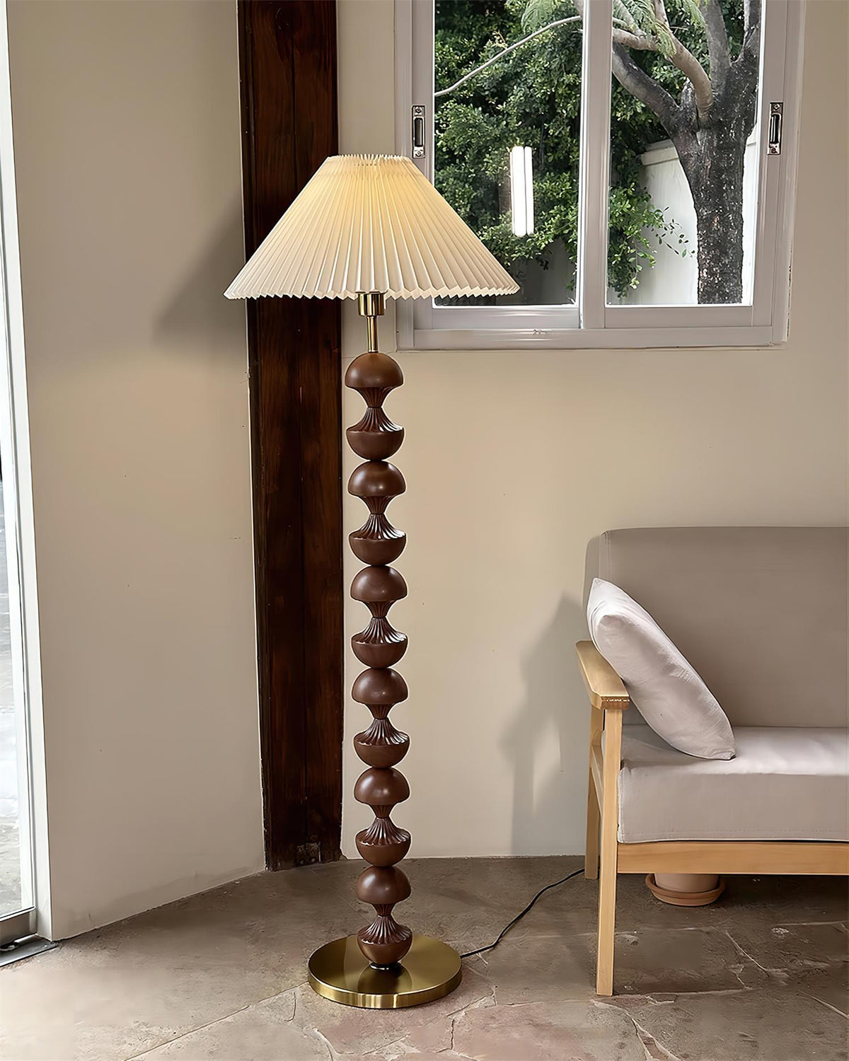 Bobbin vloerlamp