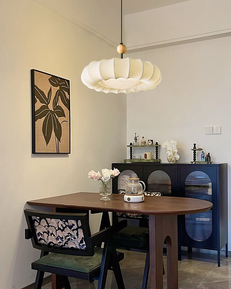Syliselia Minimalistische hanglamp van hout