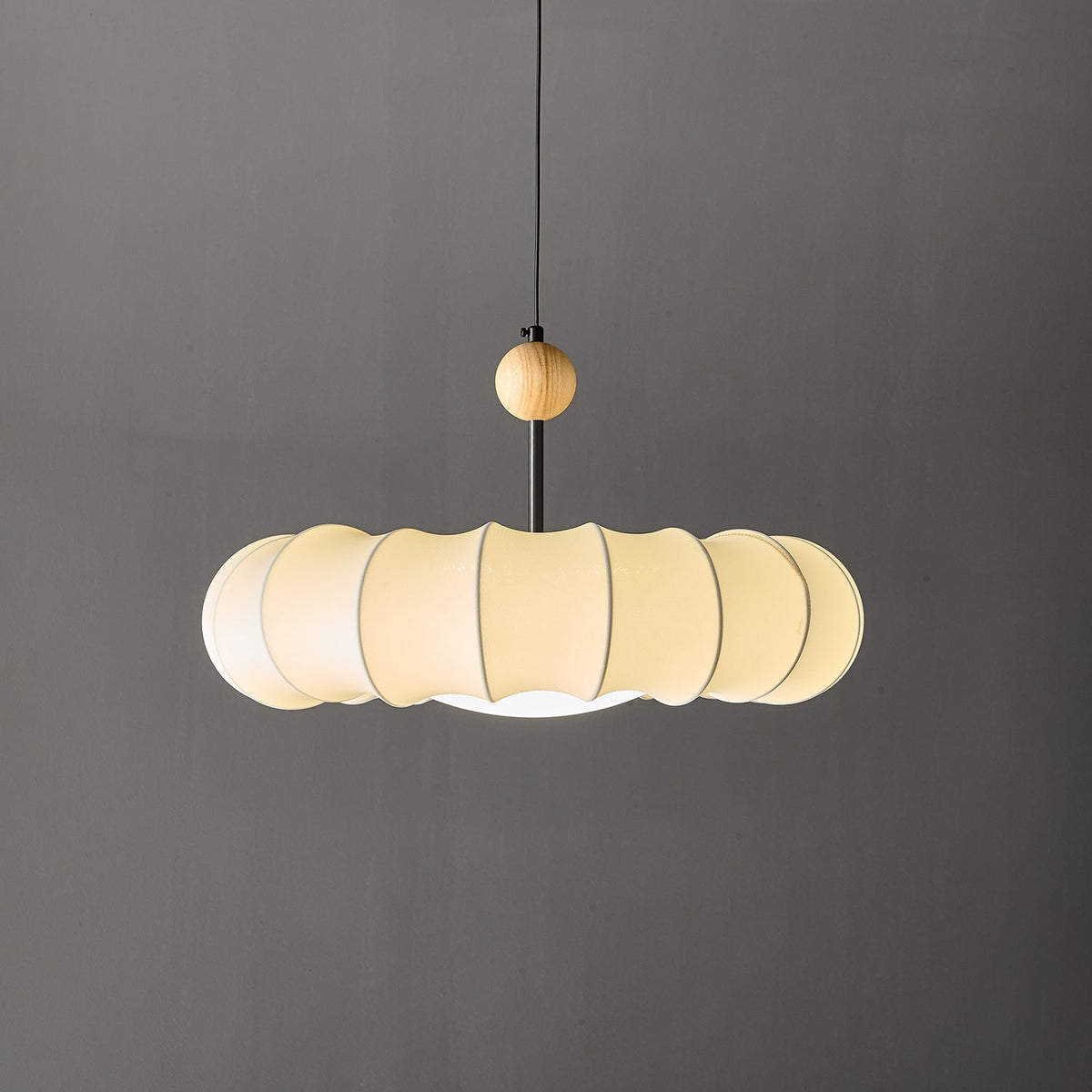 Syliselia Minimalistische hanglamp van hout