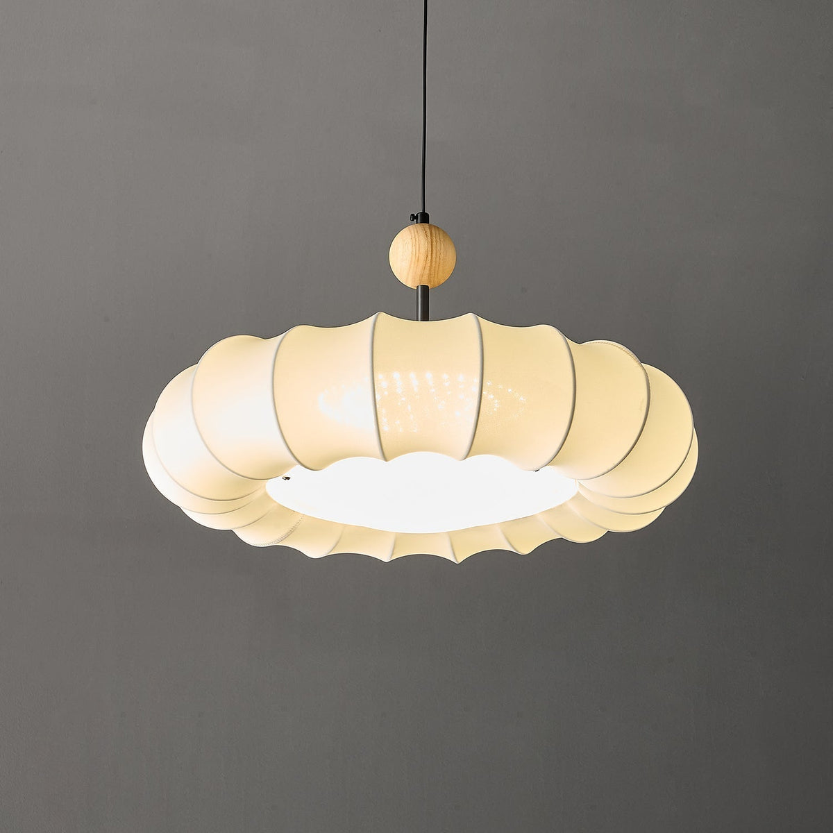 Syliselia Minimalistische hanglamp van hout
