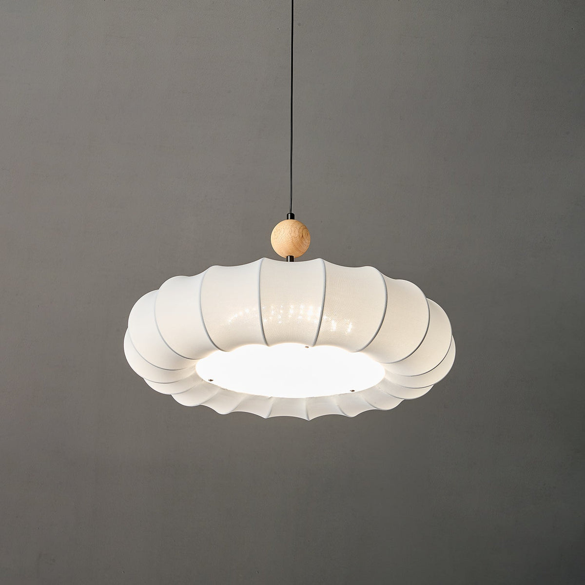 Syliselia Minimalistische hanglamp van hout