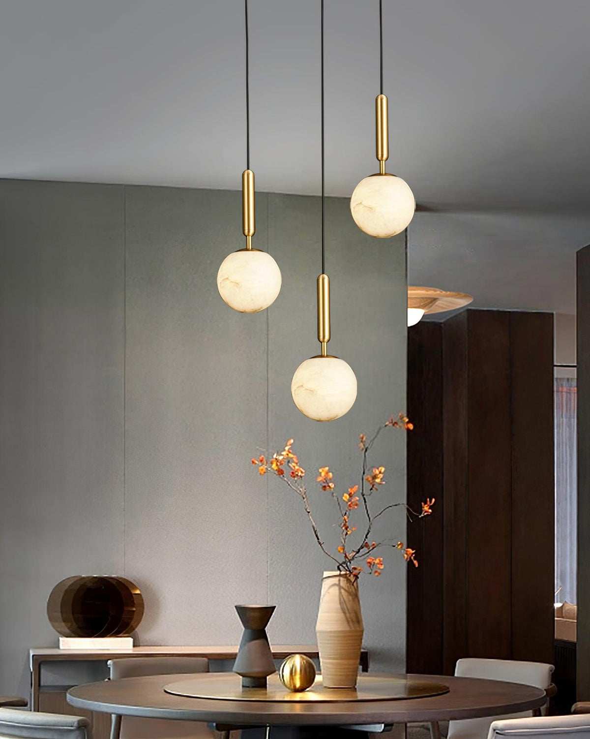 Tomino hanglamp in albast
