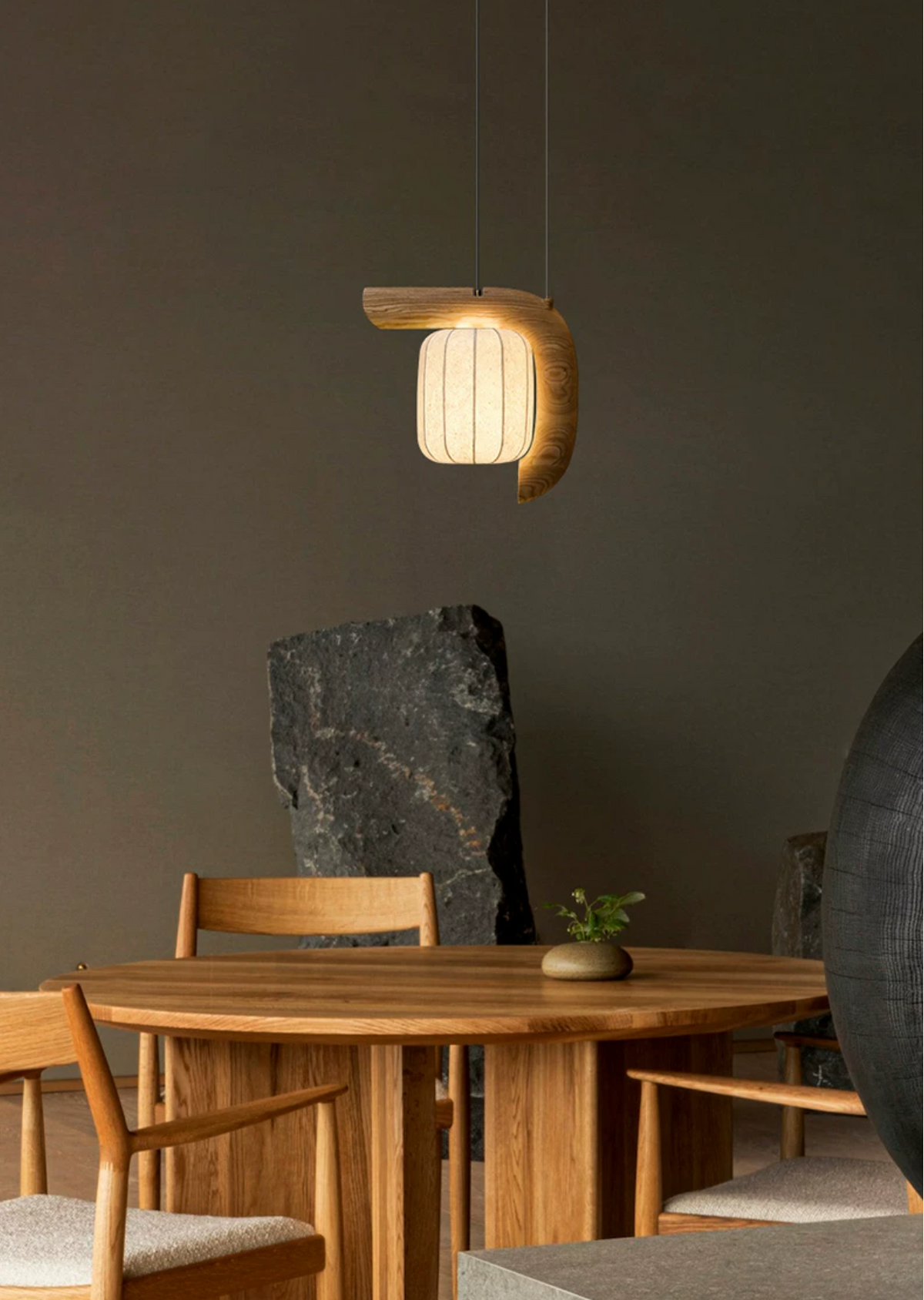 Ulverstone Hanglamp van gegolfd papier