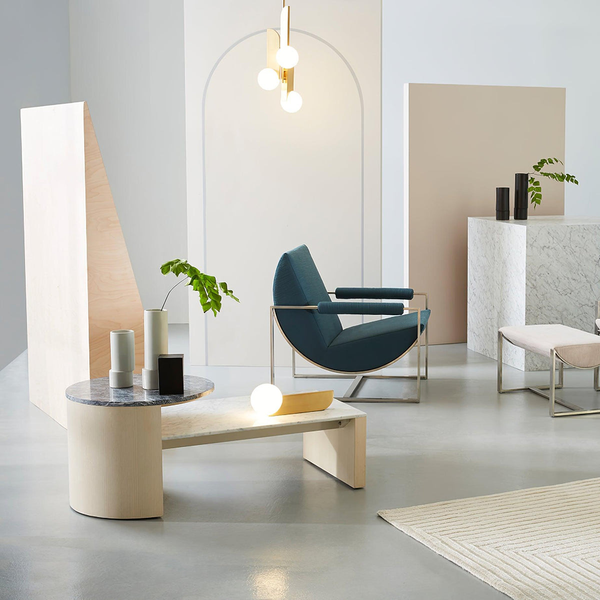 Eirelelia elegante hanglamp met glas