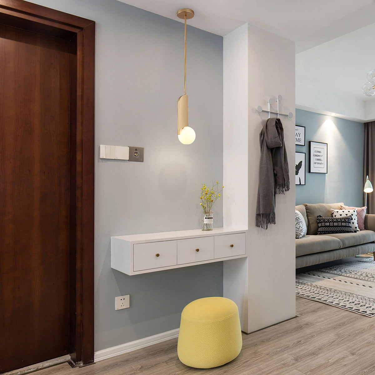 Eirelelia elegante hanglamp met glas