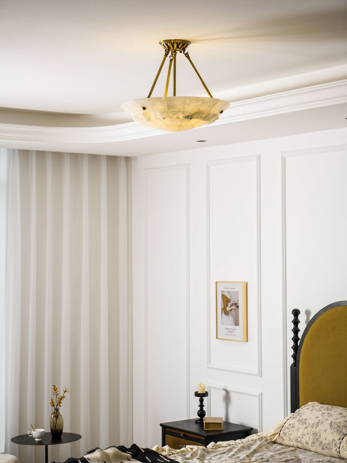 Nomen Bowl hanglamp albast elegantie