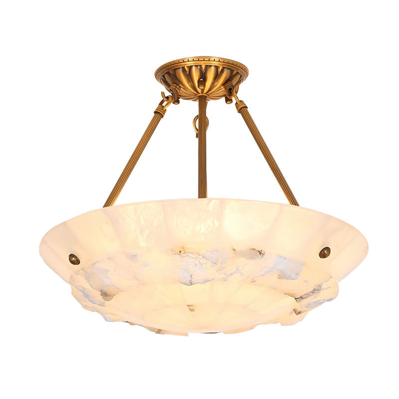 Nomen Bowl hanglamp albast elegantie