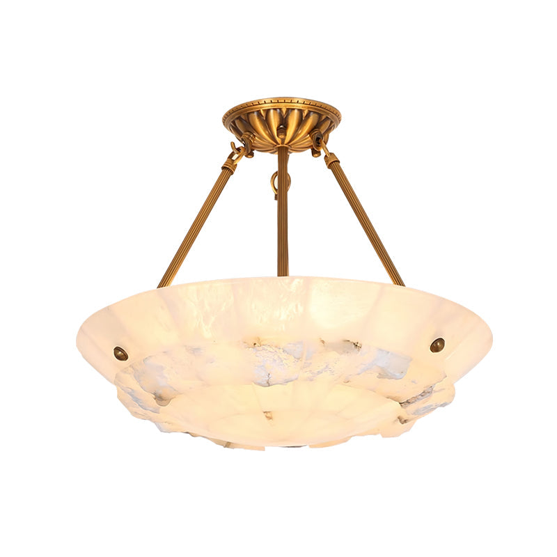 Nomen Bowl hanglamp albast elegantie