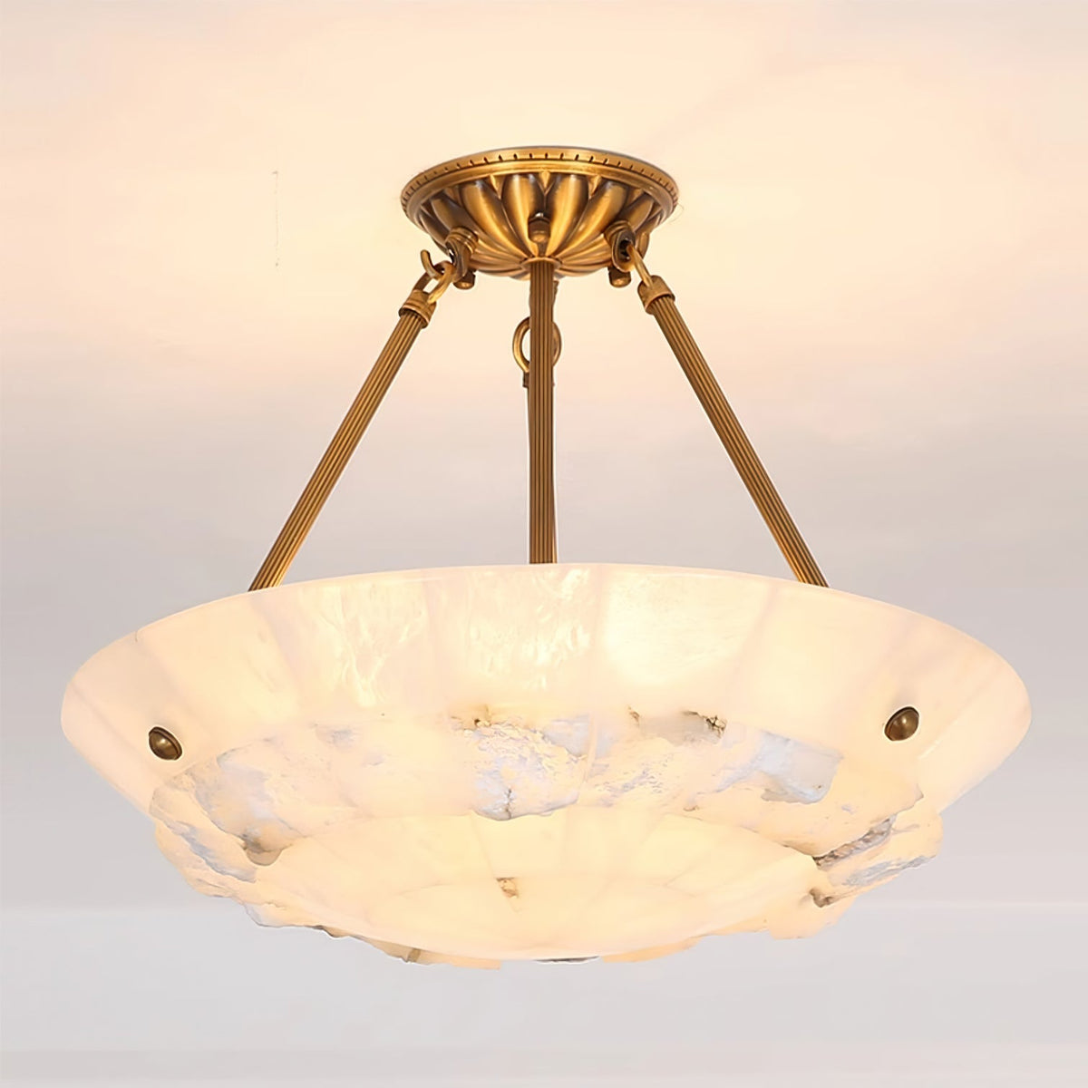 Nomen Bowl hanglamp albast elegantie