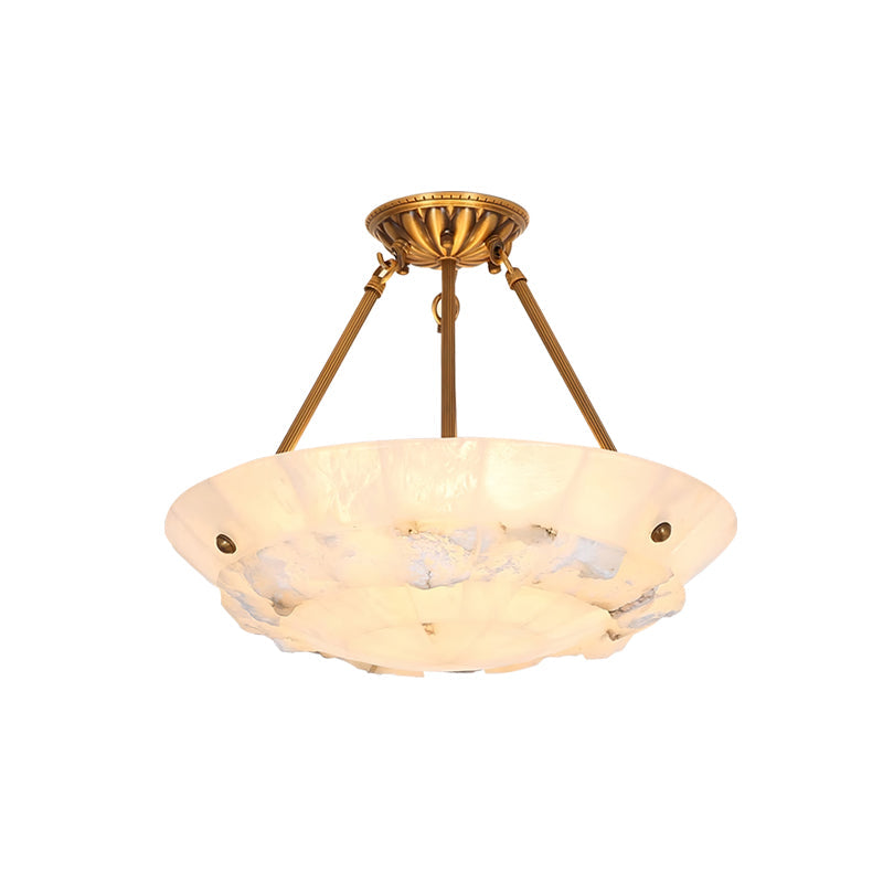 Nomen Bowl hanglamp albast elegantie