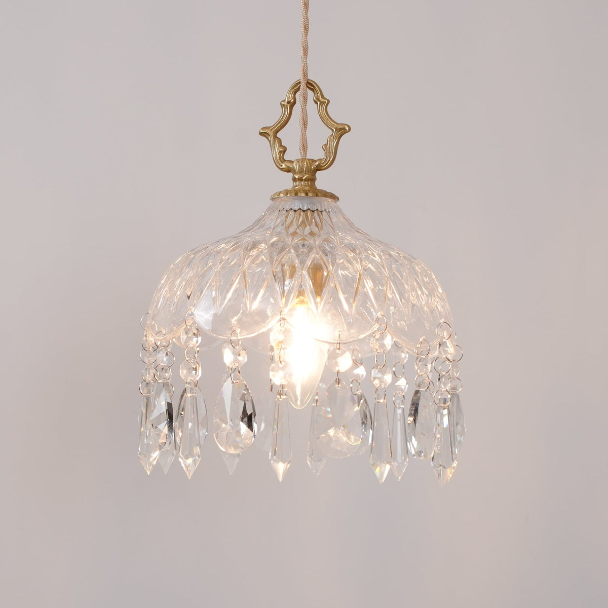 Moka kristal Vintage hanglamp