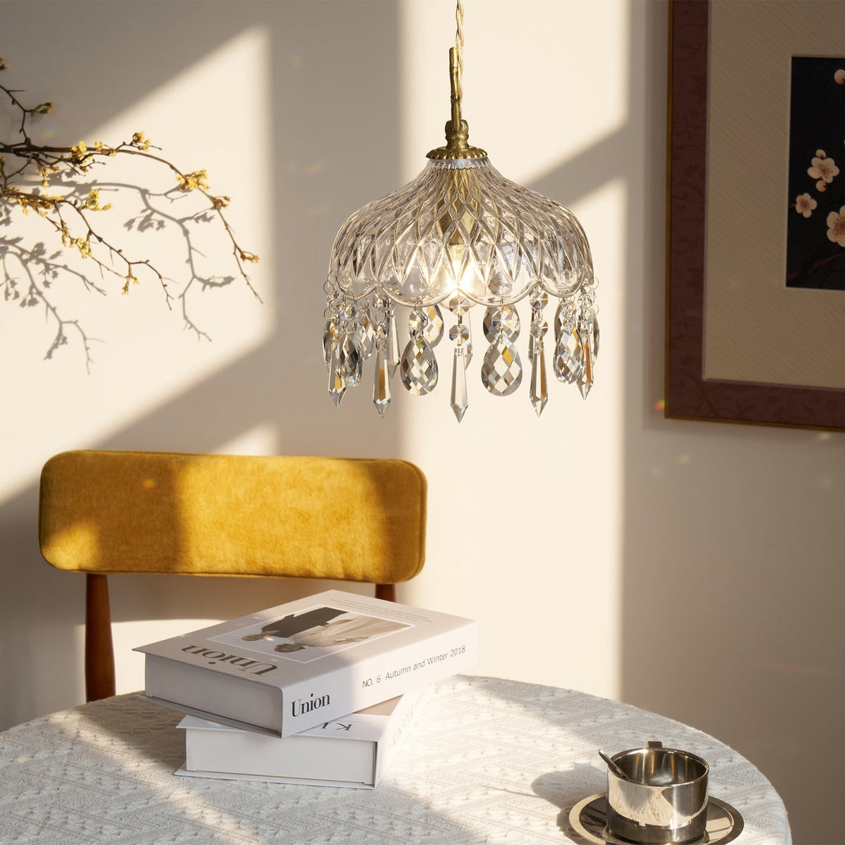 Moka kristal Vintage hanglamp