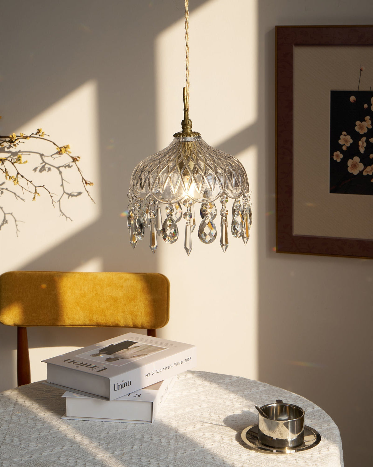 Moka kristal Vintage hanglamp