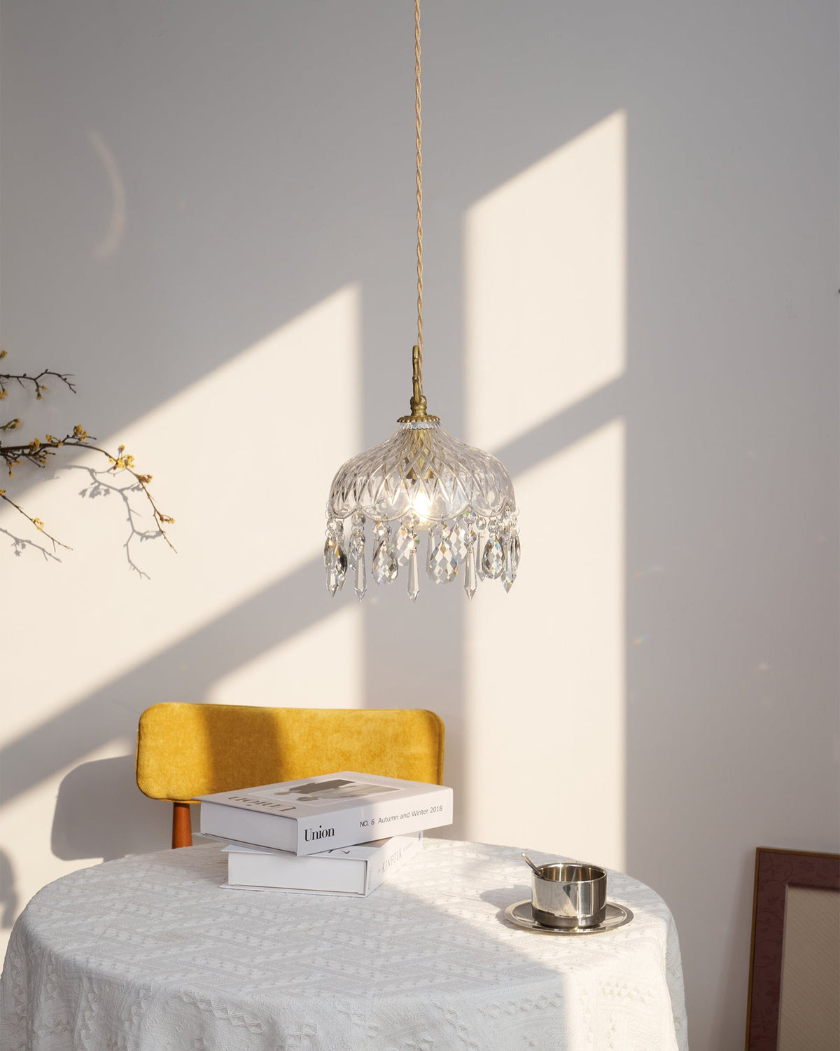 Moka kristal Vintage hanglamp