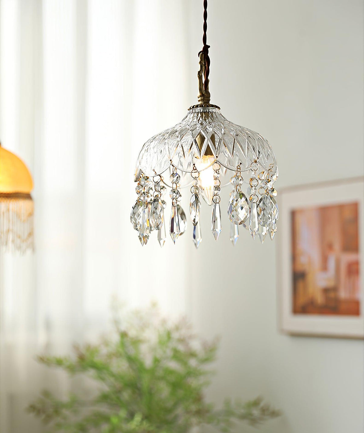 Moka kristal Vintage hanglamp