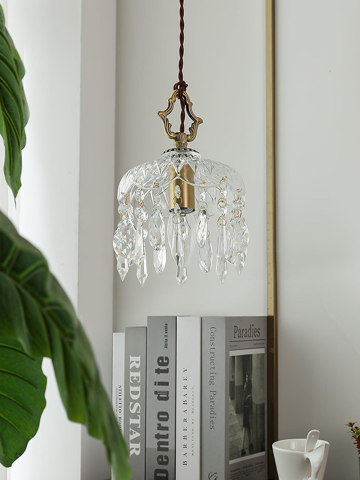 Moka kristal Vintage hanglamp