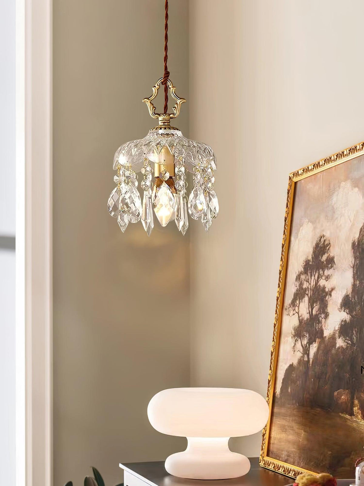 Moka kristal Vintage hanglamp