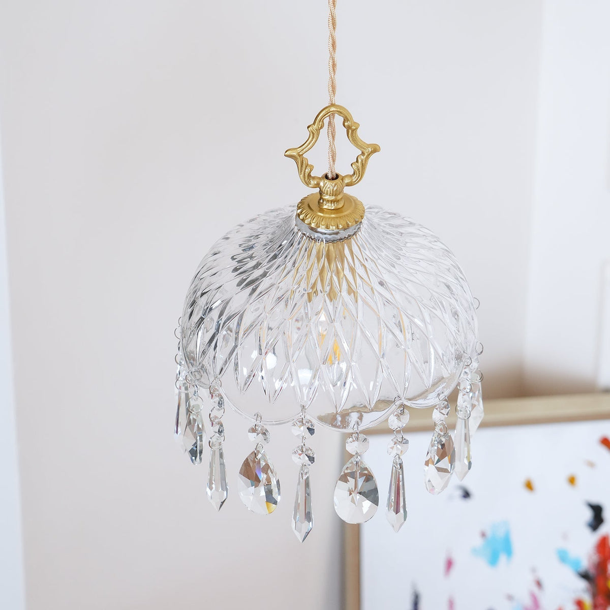 Moka kristal Vintage hanglamp