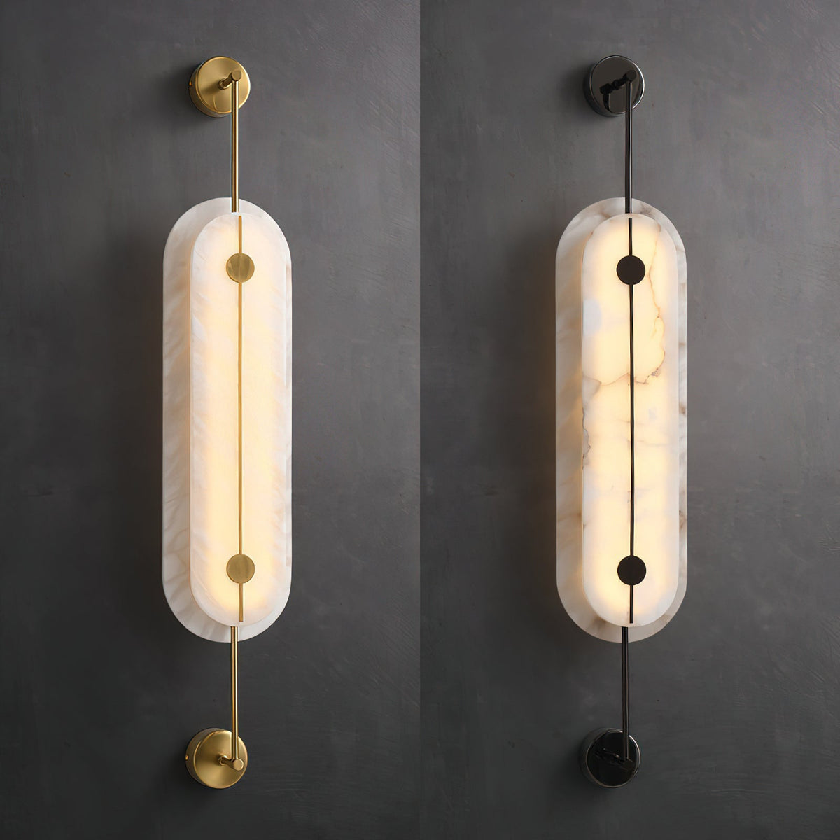 Brace wandlamp Albast
