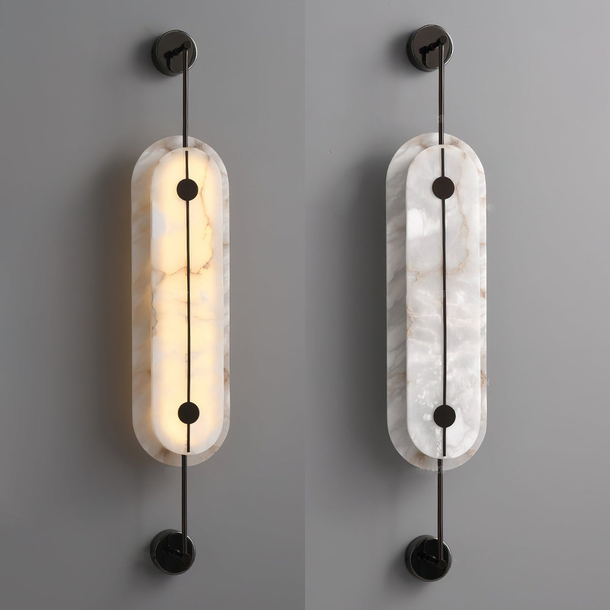 Brace wandlamp Albast