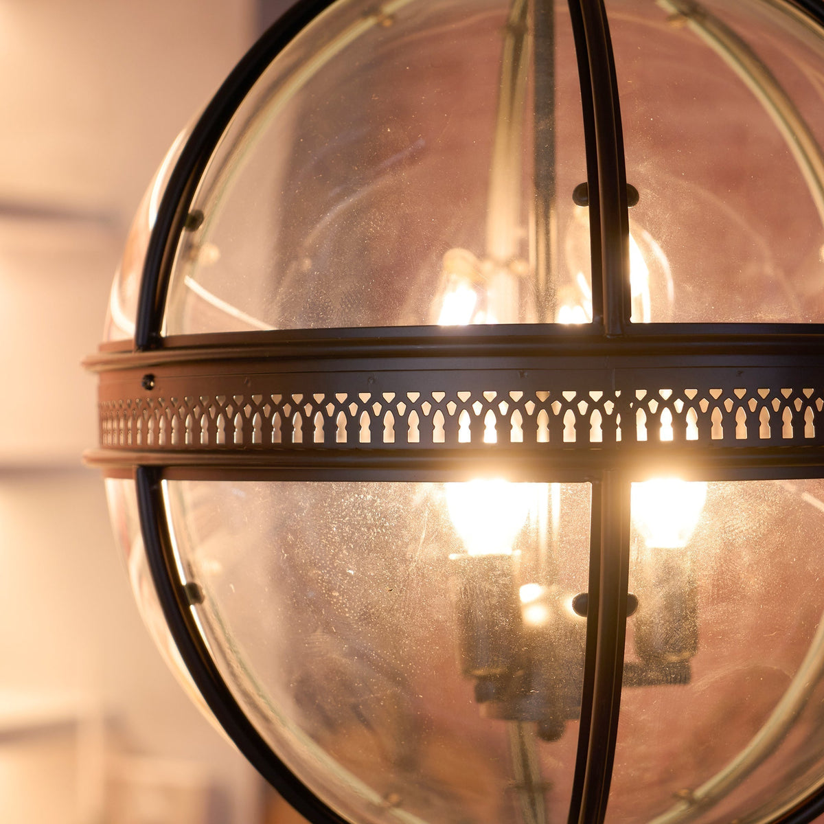 Svelte Vintage Industrial glas hanglamp
