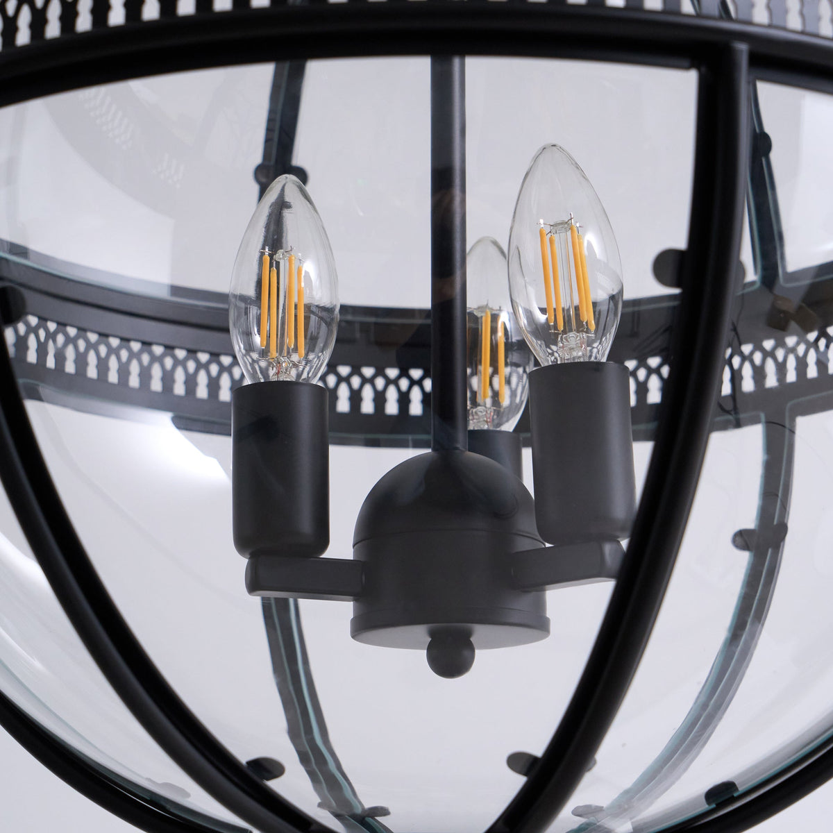 Svelte Vintage Industrial glas hanglamp