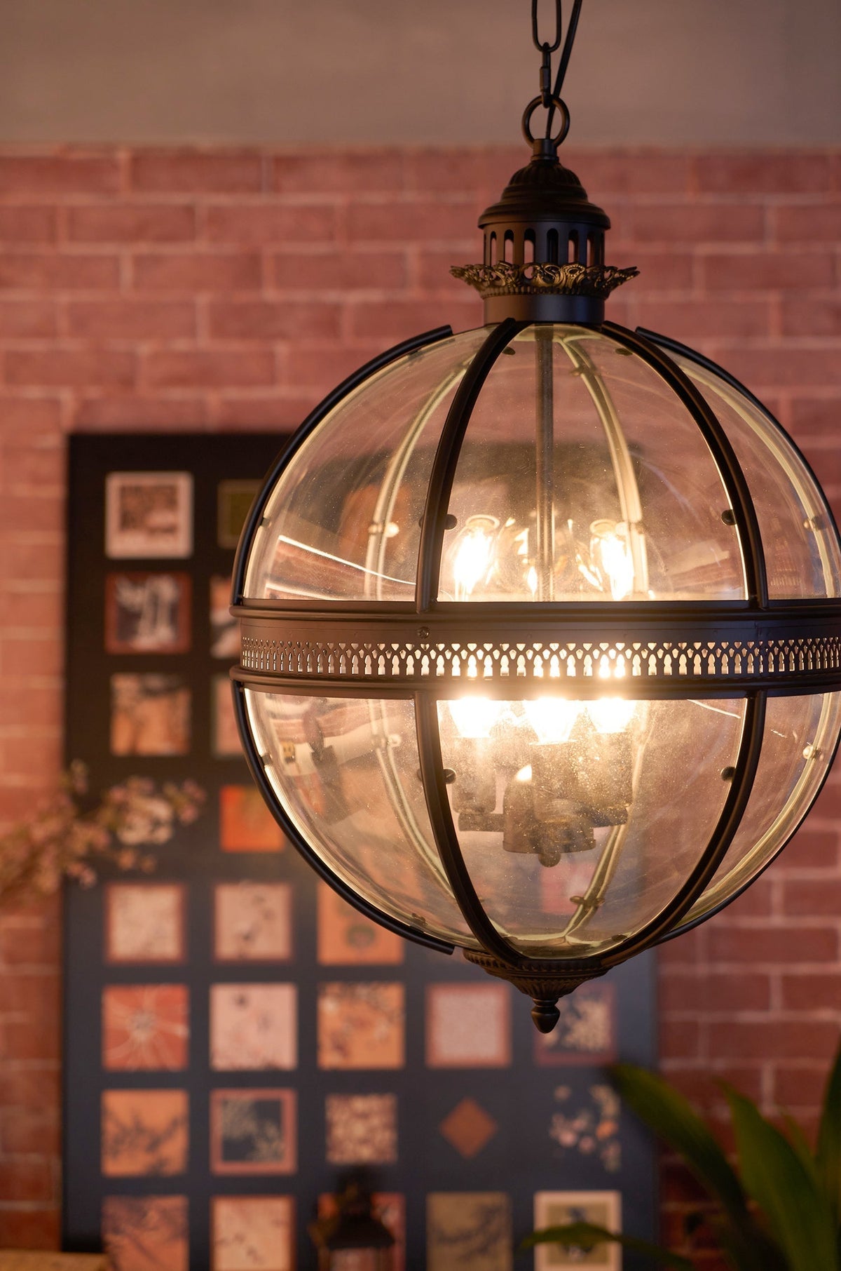 Svelte Vintage Industrial glas hanglamp