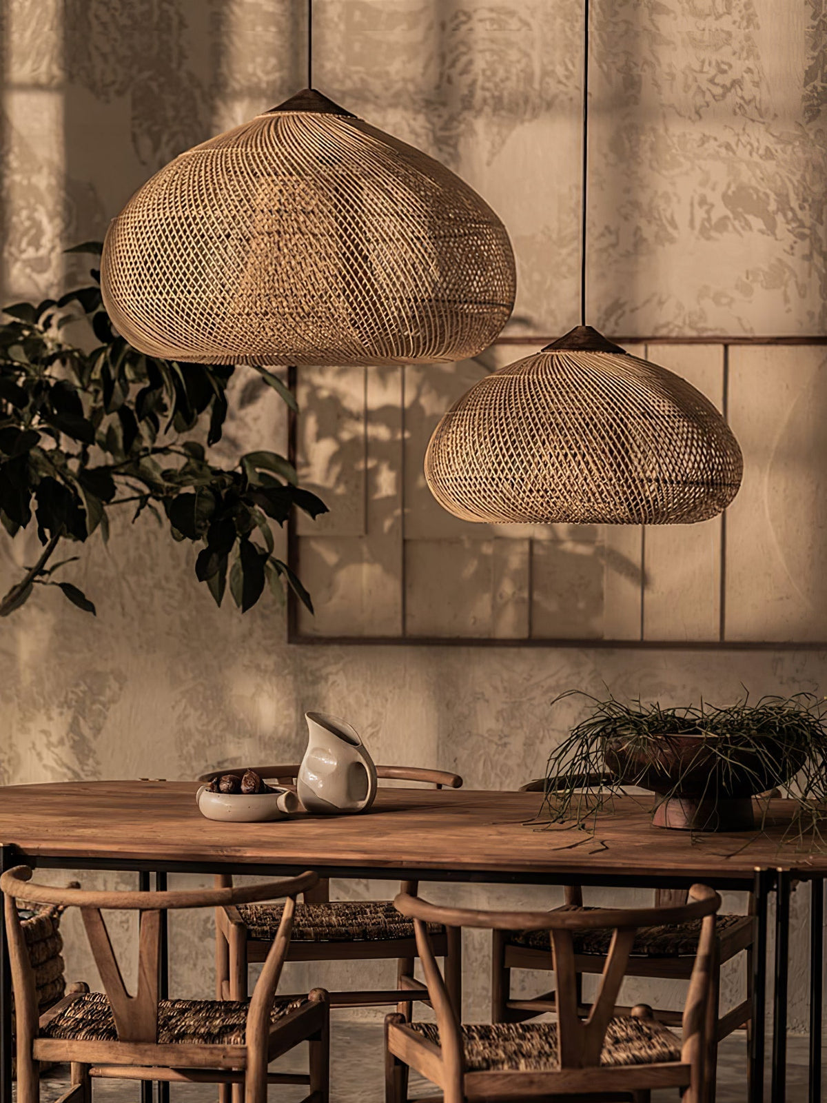 Canirora Hanglamp Rotan Decoratief snoer Geweven