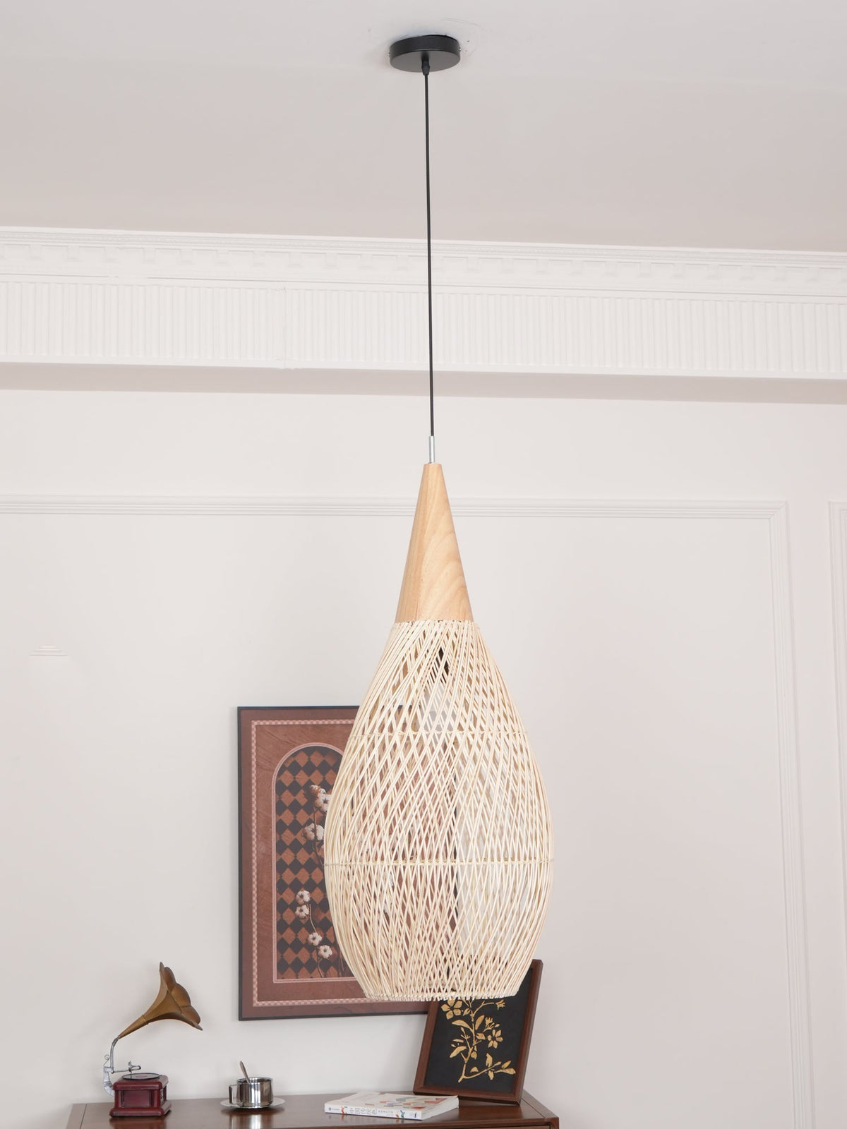 Canirora Hanglamp Rotan Decoratief snoer Geweven